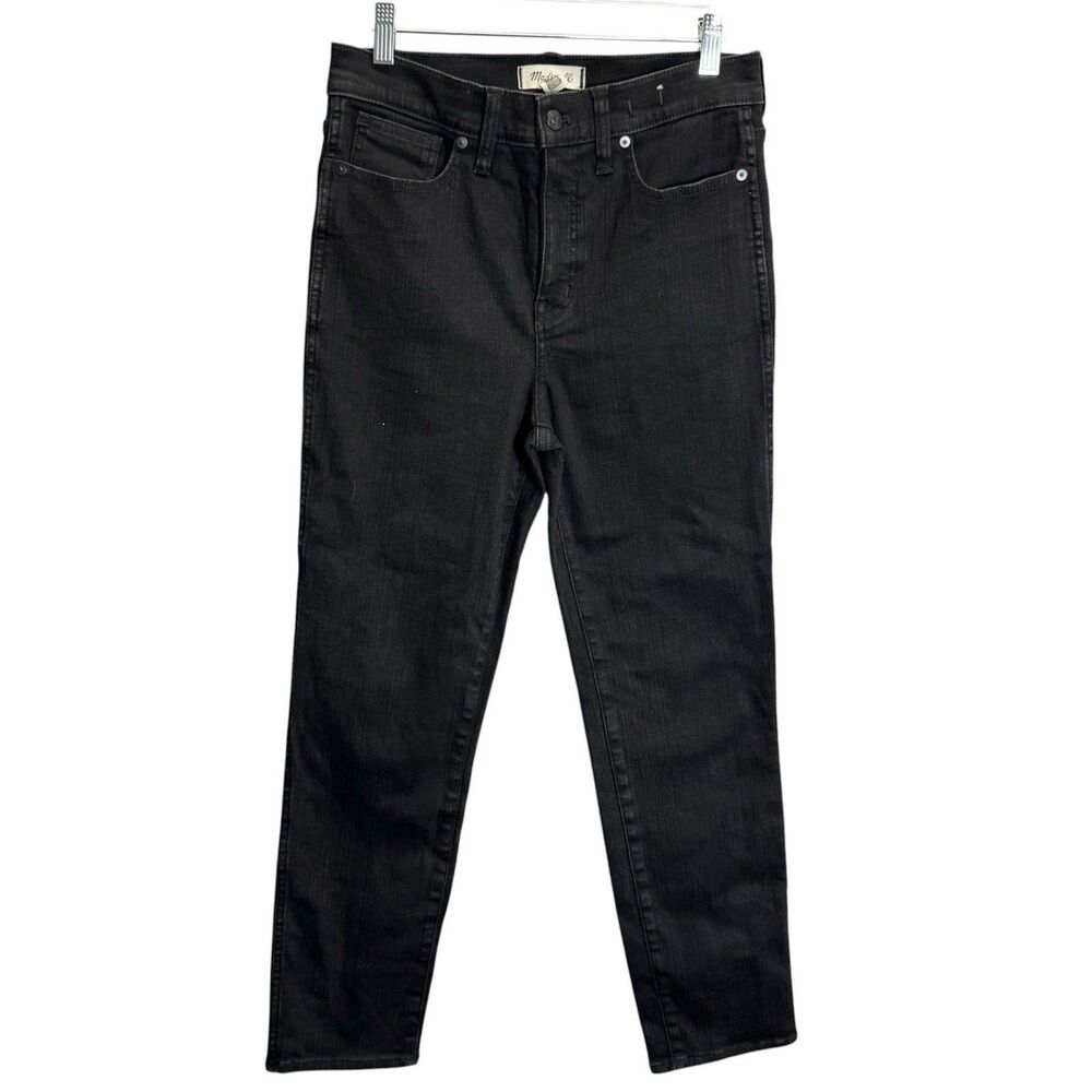 Madewell Sz 29 Jeans Women's Black Rinse Wash Stovepipe Jeans Item NM280 NWOT